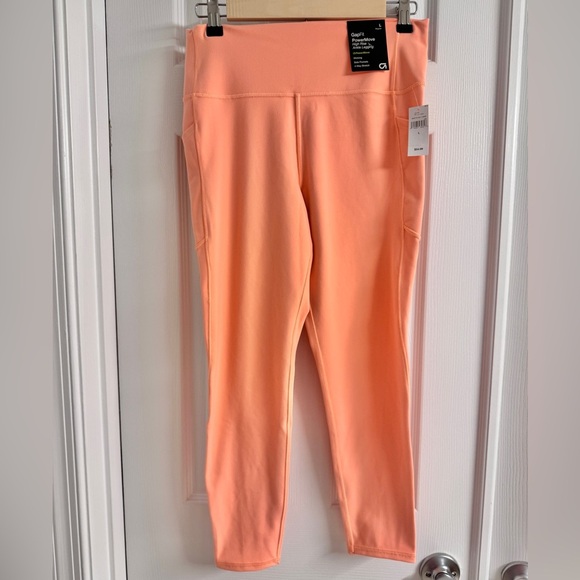 GAP Pants - NWT Gap Peach Colored Powermove High Rise Ankle Legging - Size Large